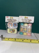 Rare Tomy Cutey Cats tiny Cat Kittens toys sealed Japan c1990s