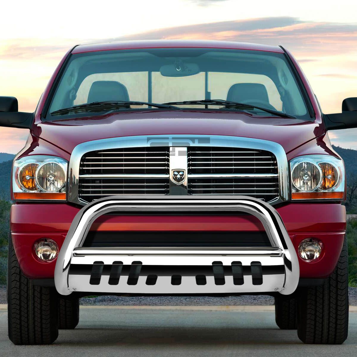 Fit 0209 Dodge Ram 1500/2500/3500 Truck Chrome Bull Bar Push Bumper Grill Guard JOKER5000