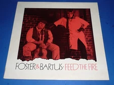 FOSTER & AND BARTUS - "FEED THE FIRE" -RECORD ALBUM LP - SMALL SC PRIVATE LABEL 