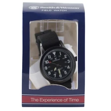 Smith & Wesson Canvas Band Black Mens Wrist Watch