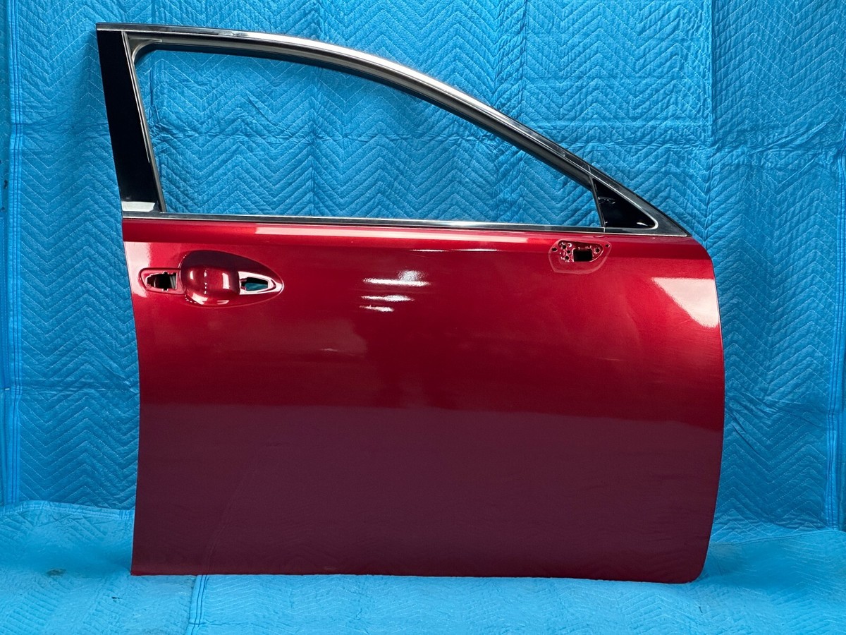 Lexus ES300h ES350 Front Passenger's Door w/ Mouldings Red:3R1