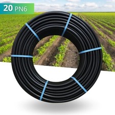 Tubo Irrigazione In Polietilene PN6 Lungh. 100 M Diametro 20 MM Orto Giardino