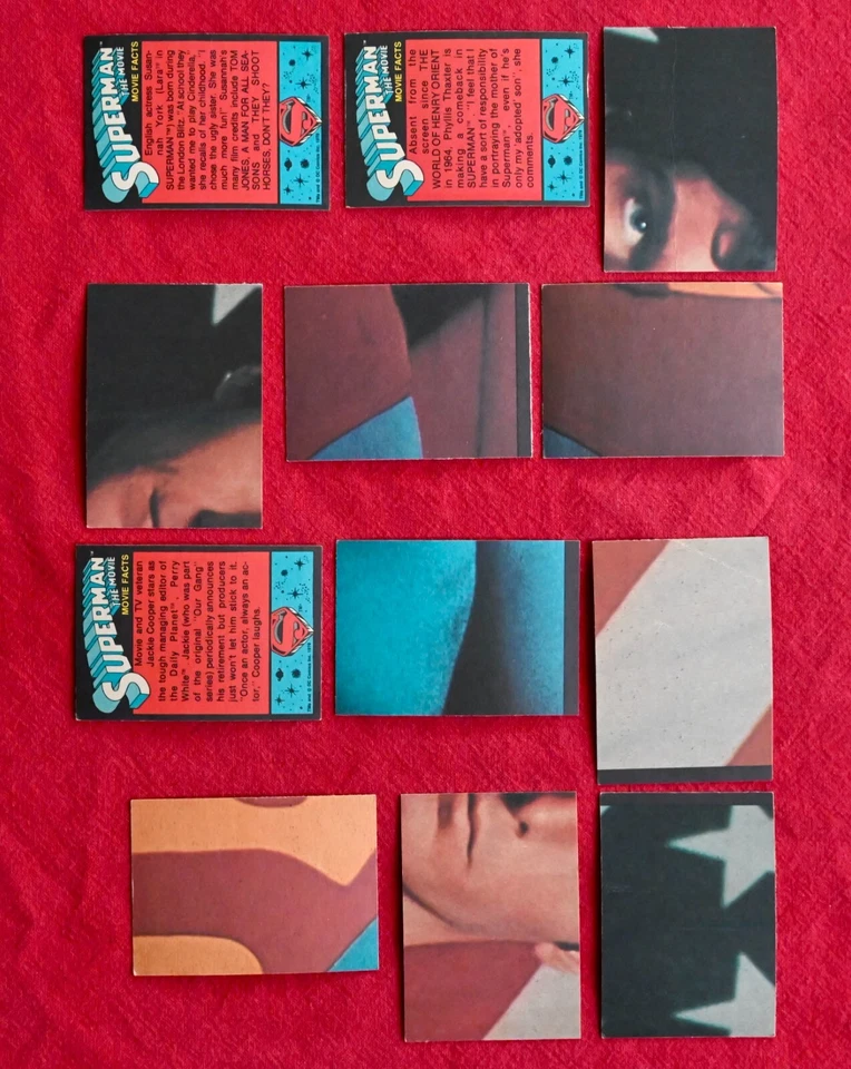 Job Lot Bundle 12 x Topps SUPERMAN Gum Cards #24, 43, 49 - White 1st Series 1978 - Image 4 of 4