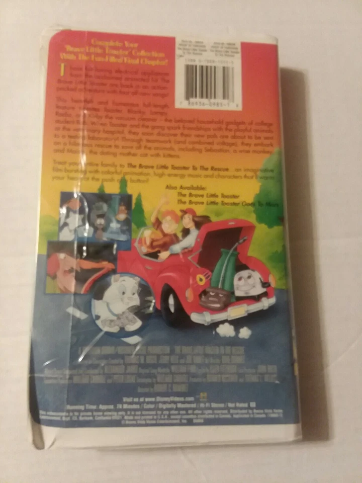 The Brave Little Toaster To The Rescue Vhs Clamshell - Image 2 of 4