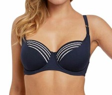 Fantasie San Remo Underwired Balcony Bikini Top 6502 Swimwear Ink Blue