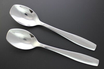 Hampton Silversmiths (Target) 18/0 Stainless - UNK 04 - Soup Spoons (2)
