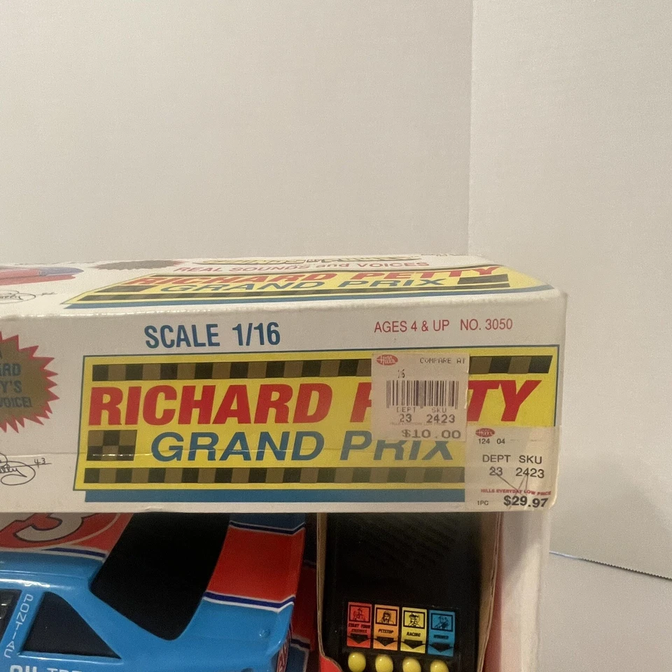 De colección 1992 Richard Petty Talking Electronic Grande 1:16 STP NASCAR #43 CAJA ORIGINAL Foto 2 de 4
