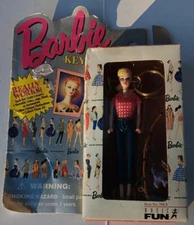 1995 Mattel Barbie Picnic Parade Keychain Basic Fun #704-0 NIB