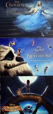 DISNEY POSTERS X 3 CINDERELLA TINKERBELL PIRATE FAIRY LEGEND OF THE NEVERBEAST