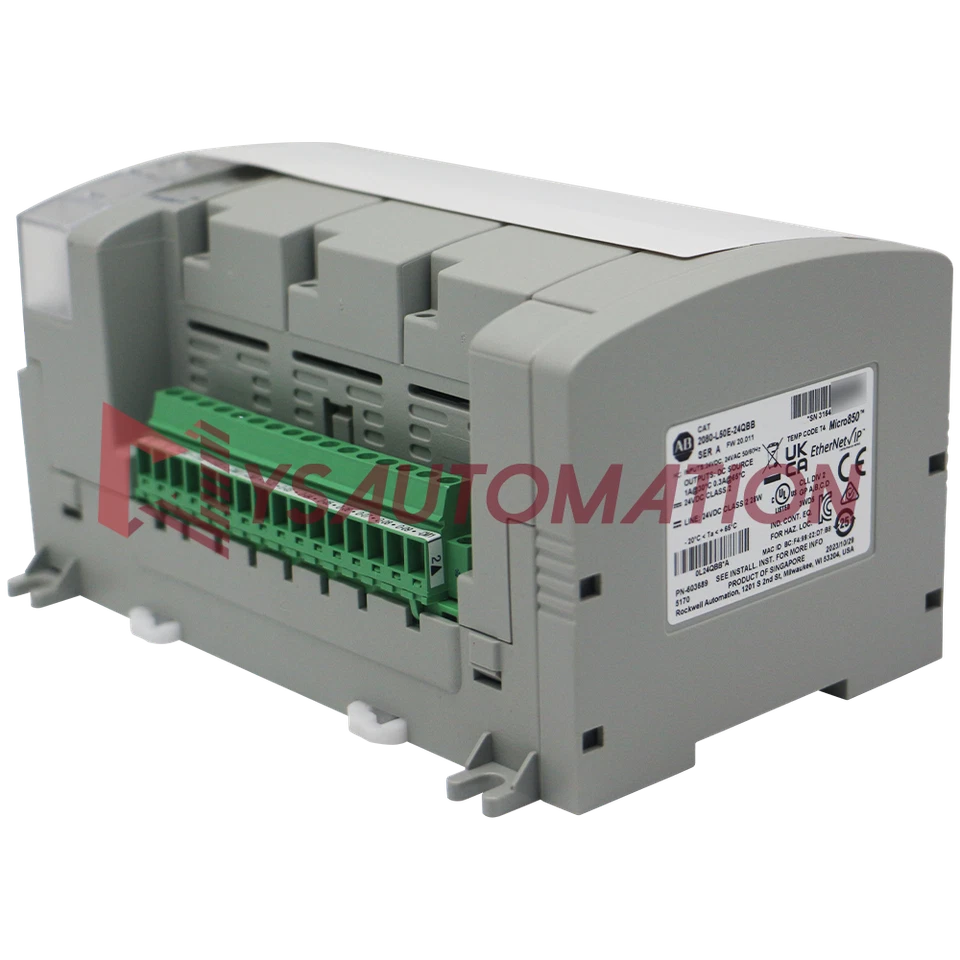 Allen Bradley 2080-L50E-24QBB Micro850 24 I/O EtherNet/IP Controller Sealed New - Image 3 of 4