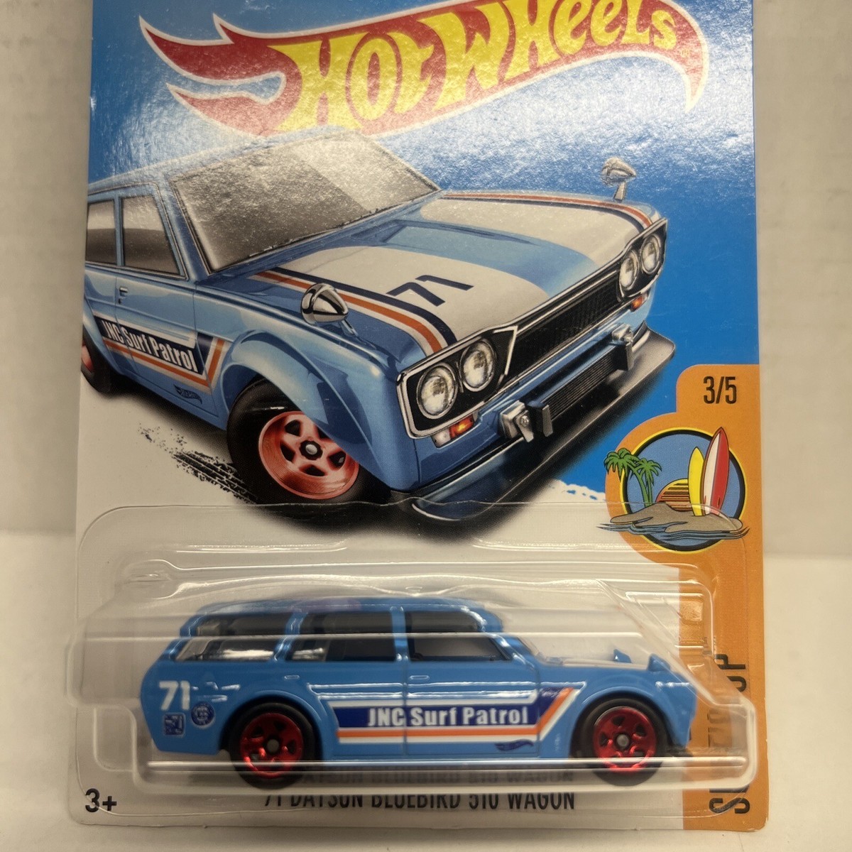 Hot Wheels '71 Datsun Bluebird 510 Wagon Blue 277/365 | eBay