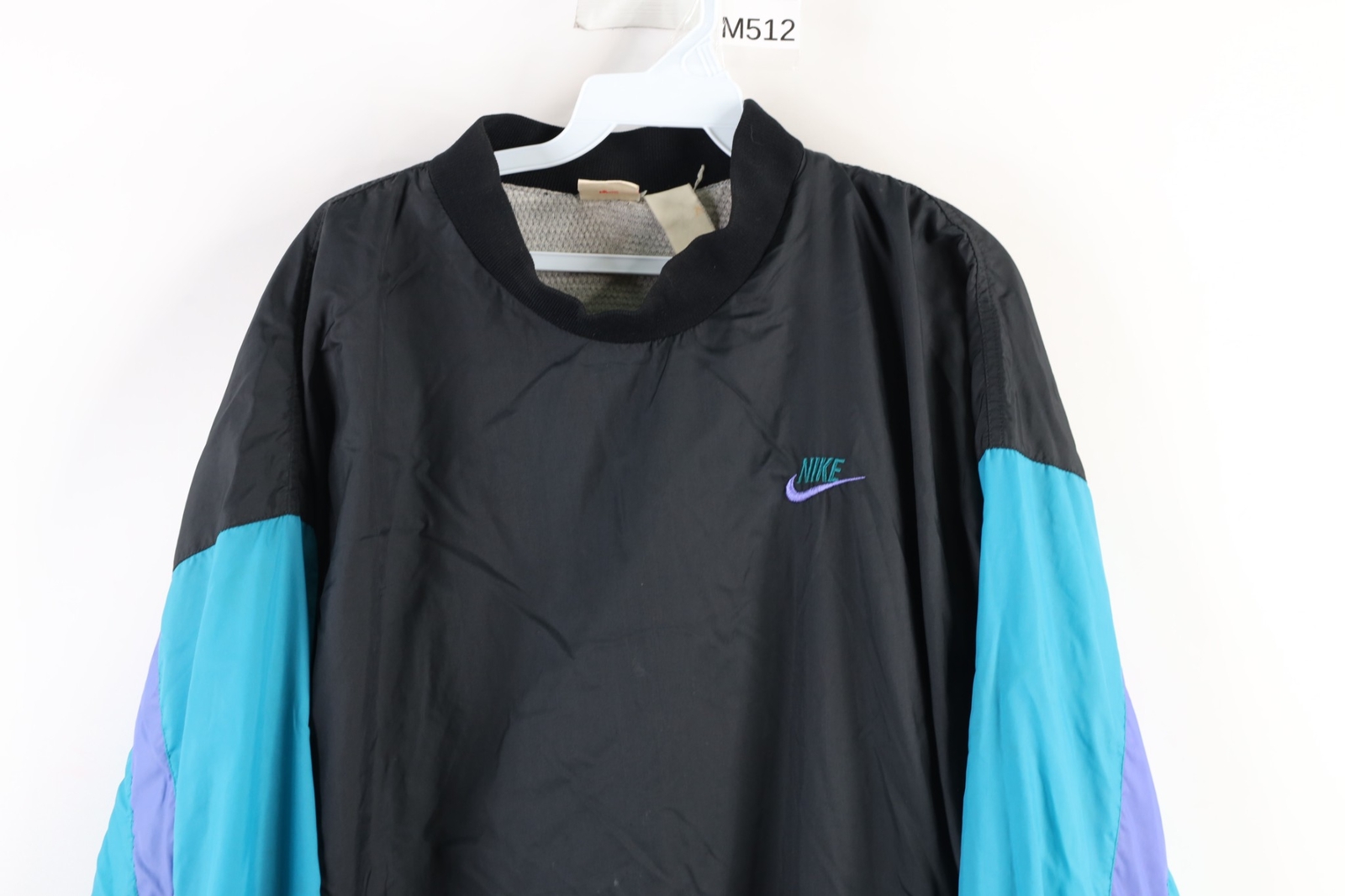 SACAI X NIKE Giacca Pullover Vintage anni 90 Nike Uomo Taglia Large Travis Scott Mini Swoosh Foderata
