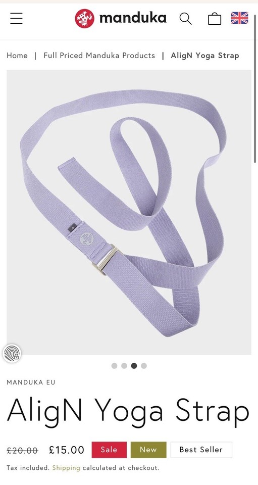 MANDUKA beLONG Foam Body Roller, 2 x Yoga Blocks & 8ft AligN Yoga Strap