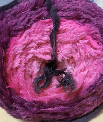 (117 €/kg):  250 g katia VELOUR DEGRADÈ, plüschig, Fb. 206   # 7226 - Bild 1 von 3