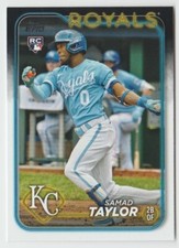 2024 Topps Baseball #32 Samad Taylor RC - Royals