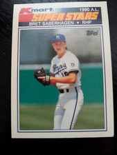 1990 Topps Kmart Superstars - #26 Bret Saberhagen