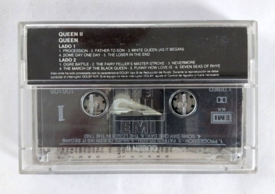 1974 Queen II Cassette Chilean Pressing Rare Tape Freddy Mercury