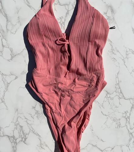 Robin Piccone One Piece Lily Keyhole Plunge New Size 6 806 Ebay