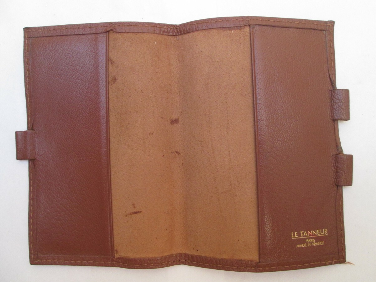 💼 Porte-Documents Cuir Vintage LE TANNEUR TBEG | Marron - Style Portefeuille/Porte-Monnaie