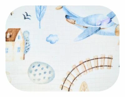 BABYBAZAAR ✅Bebé niño PAÑAL MUSELINA COTH MUY suave Cubierta de alimentación materna cambiante estera eructo BIB