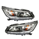 适用于 2013 - 2015 年本田雅阁轿车卤素车头灯带 LED DRL 左右