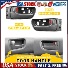 For Toyota Sienna Inner Inside Interior Door Handle Gray Front Left Right Pair