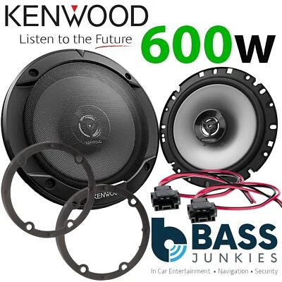 Mercedes Sprinter W906 2006-2018 Kenwood 600 Watts Front Door Car Speaker Kit