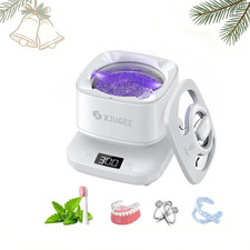 Ultrasonic Retainer Cleaner - UV Dental Cleaning Pod Night Guard Cleaner