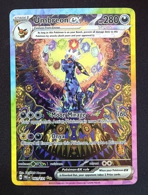 Pokemon Karte Umbreon EX 161/131 Prismatic Evolutions Illustration