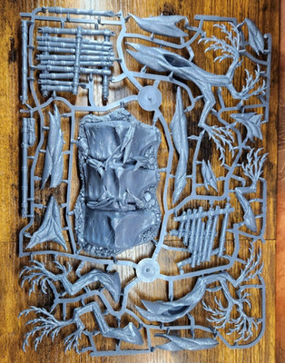 NEW Warcry: Heart Of Ghur Terrain Sprue - Tree Growing on bones