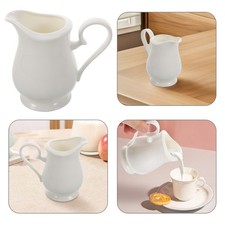 Mini Cream Jugs Milk Container for Refrigerator Ceramic Cup Creamer Pitcher