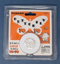 Duncan Butterfly Yo-Yo White 75th Anniversary Yoyo - New