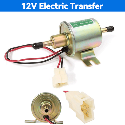#ad #ad 12V Inline Low Pressure Electric Fuel Pump HEP 02A Universal Gas Diesel $8.99