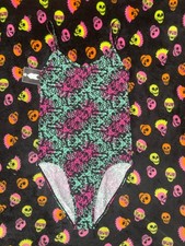 Ethika NWT Women's Pull-On blouse "The Bodysuit" Damask motif Size M 4-6