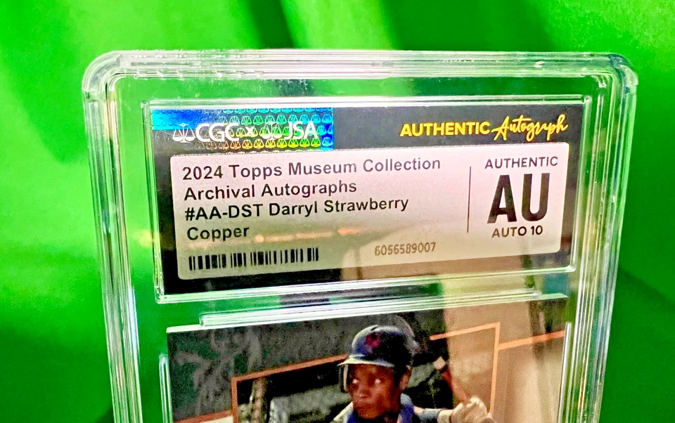 Darryl Strawberry 2024 Topps Museum COPPER  /50 CGC x JSA ✌🏻AUTHENTIC AUTO 10🔥 - Image 3 of 4