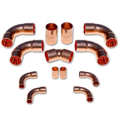 Line Set Copper Kit HVAC R 3/8 & 7/8 Line Set Copper Fittings Kit air conditi...