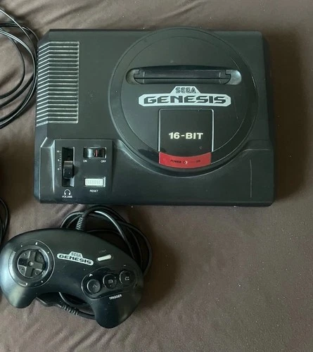 Sega Genesis Console Model 1 Tested Working Complete w OEM Cables Vintage 90s