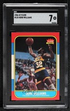 1986-87 Fleer Herb Williams #125 SGC 7 11rv