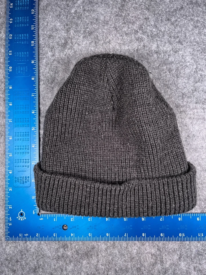 Timberland Gorro Toque Adulto Talla Única Gris Tejido 100% Acrílico Esquí Caminata Campamento Foto 4 de 4