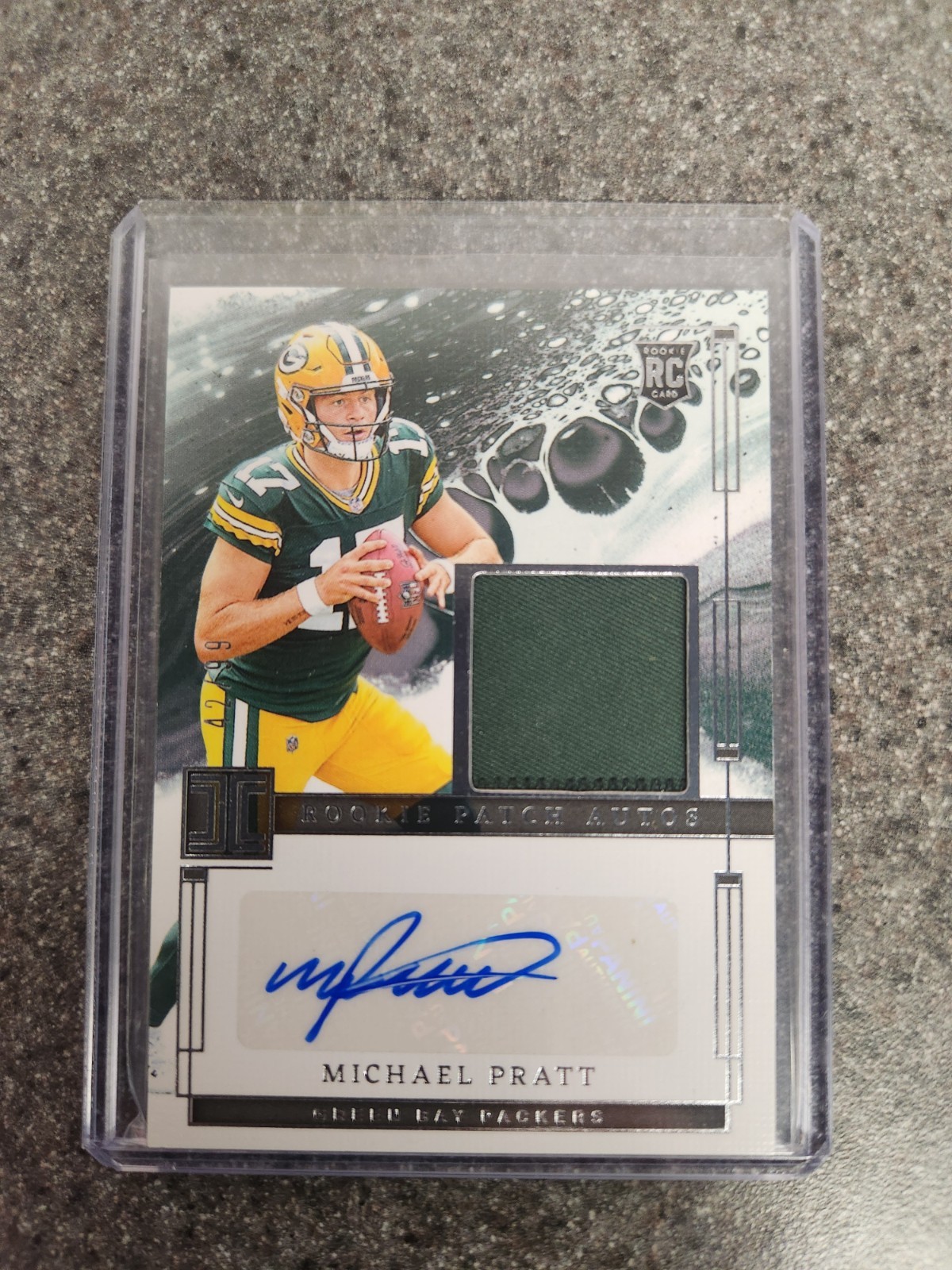 Michael Pratt Panini Impeccable Rookie Patch Autographs #RPAMPT Base