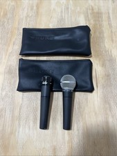Shure SM57 Instrument and SM58 Vocal Dynamic Microphone Bundle