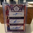 Leaf Trinity 2025 Trios Autograph Green /7 Allen Iverson Stackhouse Coleman TR-3