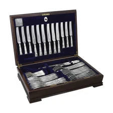 MAPPIN & WEBB Cutlery - LA REGENCE Pattern - 48 Piece Canteen for 6
