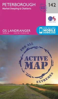 LANDRANGER ACTIVE 142 PETERBOROUGH MARKE by Ordnance Survey Map Self Help
