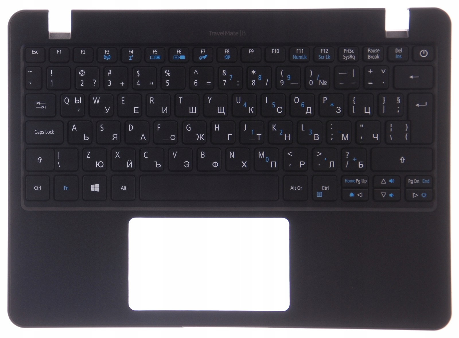Palmrest with keyboard ACER Travelmate B117-M BG A+