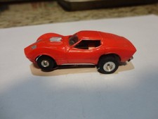 vintage aurora tjet ho slot car red mako shark