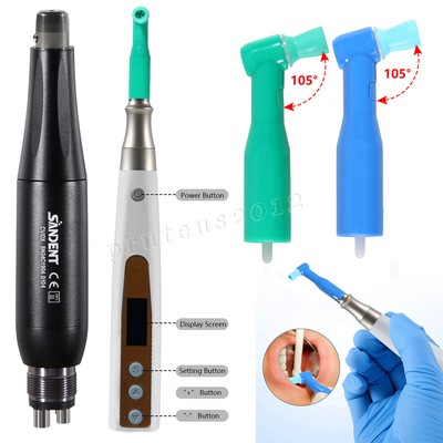 Zahn hygiene Prophy Handstück 360° drehbar 4 Loch / 100 Stück 105° Prophy Winkel