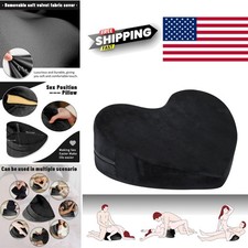 Sex Position Pillow Compact Black Cushion for Maximum Comfort and Support