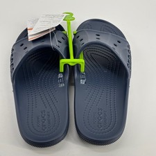 Crocs Classic Slide Sandals Unisex Men 4 Women 6 Navy Blue New NWT Comfort