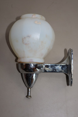 Vintage Wall Mount Soap Dispenser Chrome Plastic Complete Taiwan Gas Restaurant